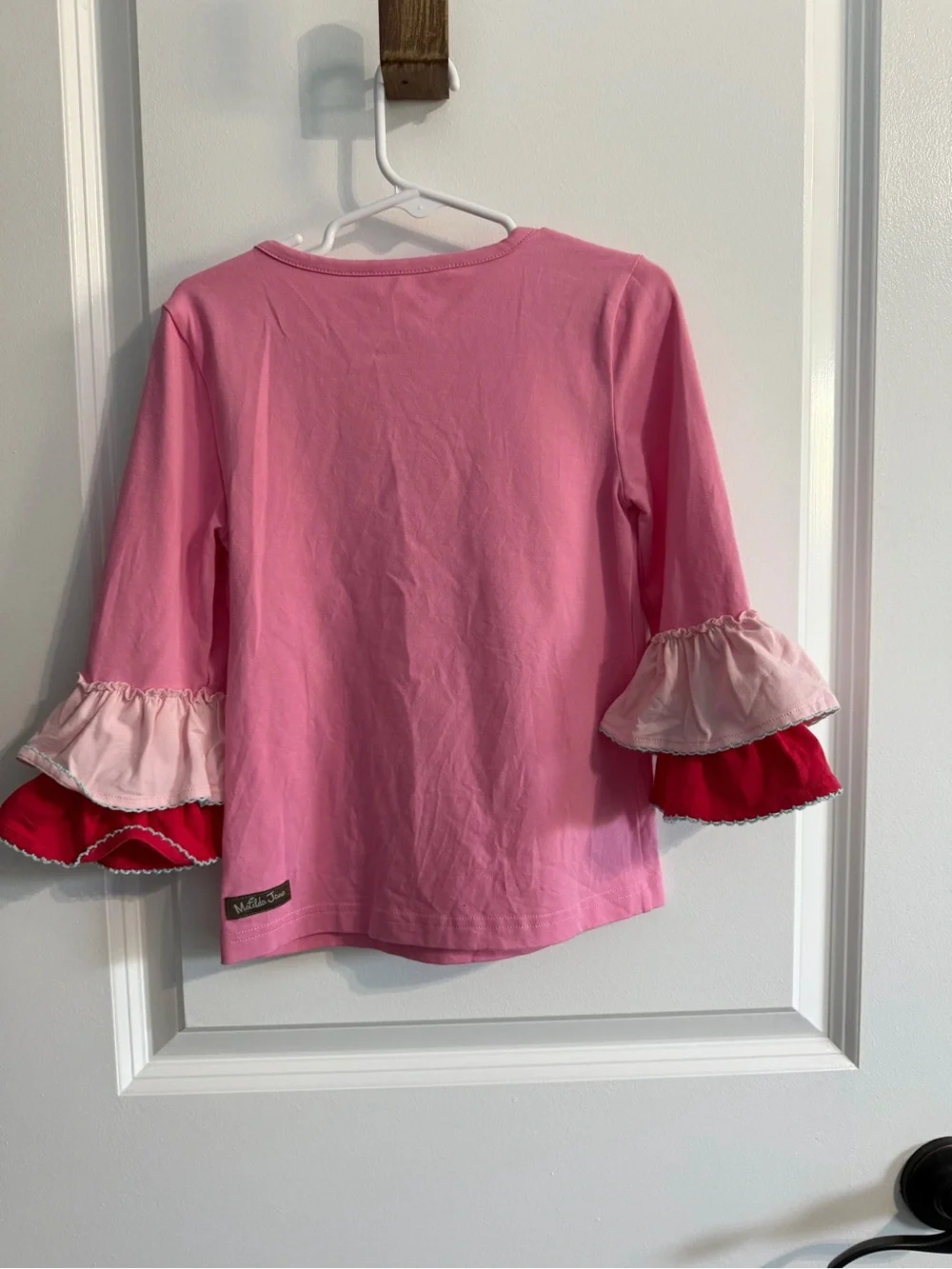 Matilda Jane Pink Ruffle-Sleeve Girls' Top